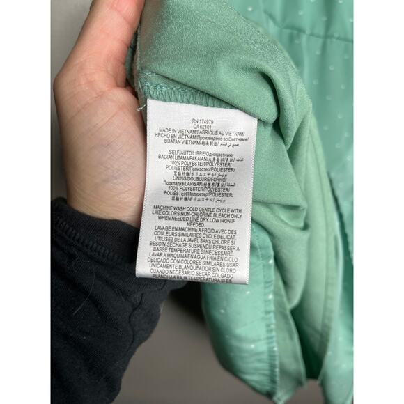 BCBGeneration Womens Surplice Faux Wrap Ruffle Detail Polkadot Dress Medium - Picture 6 of 7